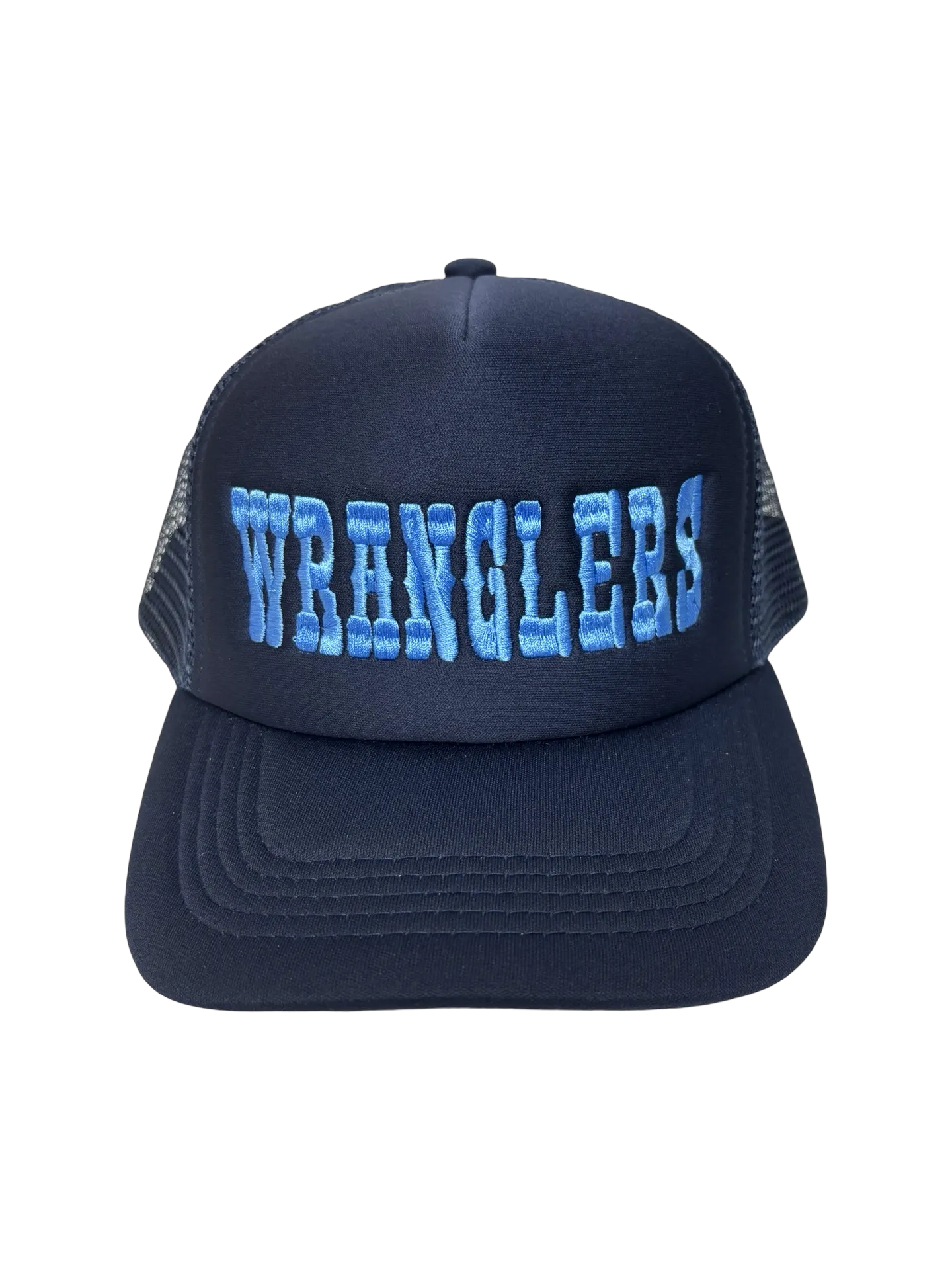 Wrangler Navy in Lt Blue Foam Trucker Hat