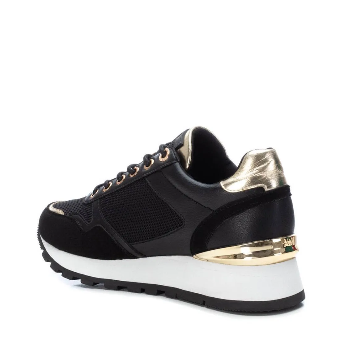 XTI Black & Gold Sneakers