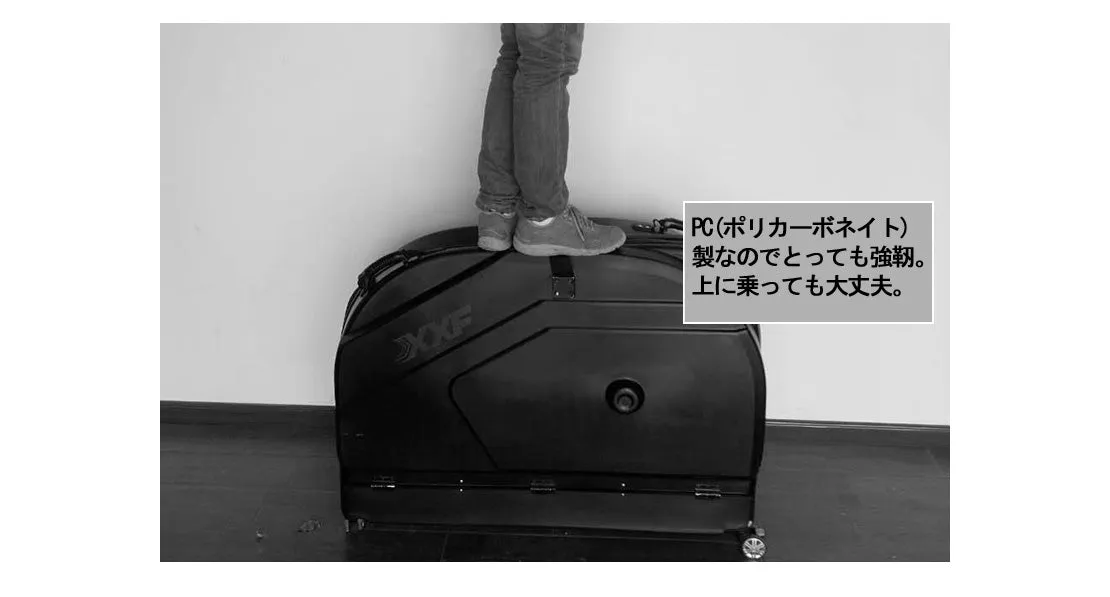 XXF 26inch 700C PC HARD BIKE CASE A1718|XXF ポリカーボネート製ハードケース 26インチ/700C ロード・MTB用輪行ケース A1718