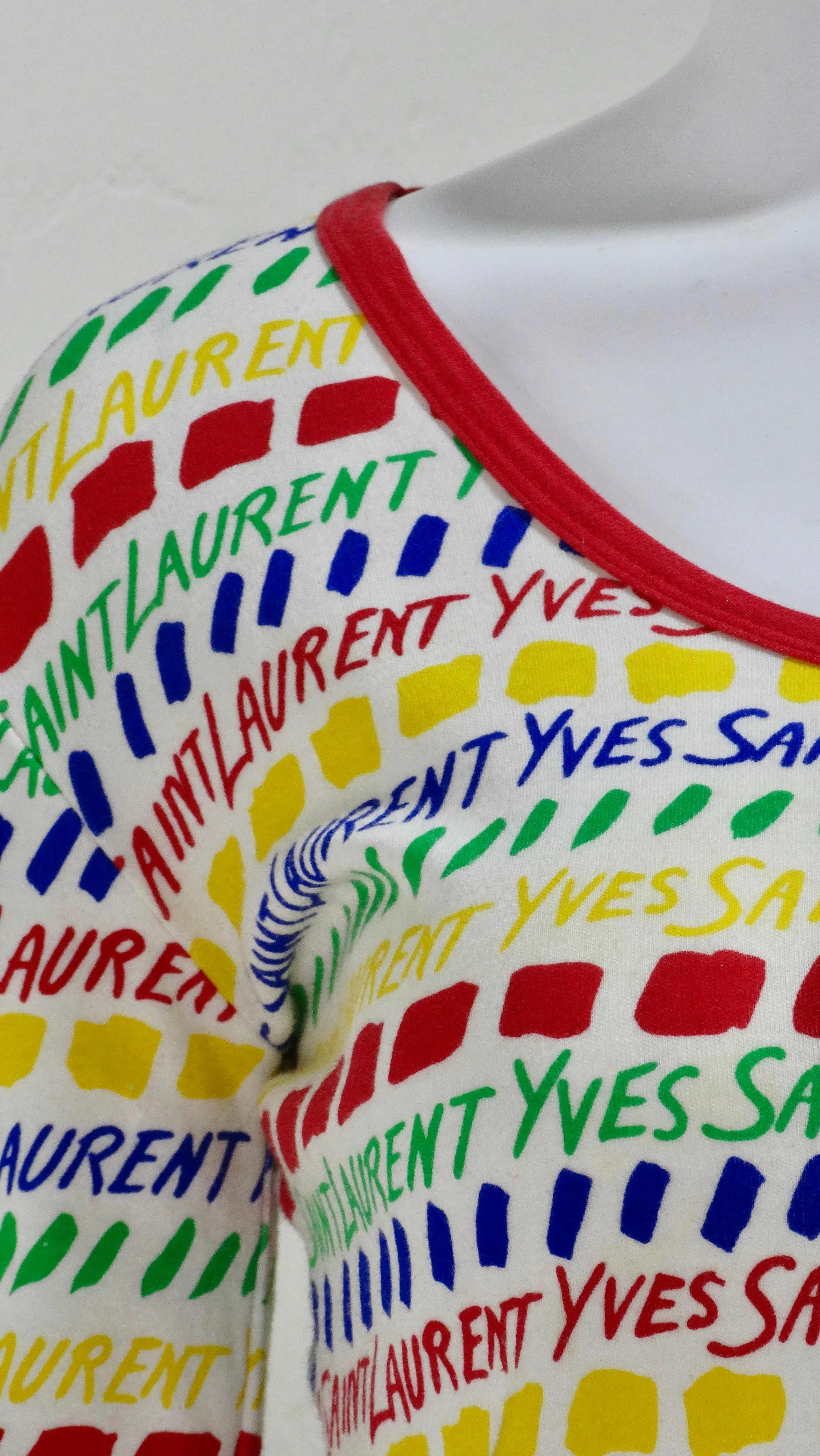 Yves Saint Laurent Cotton Print Long-Sleeve