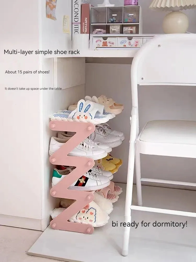 Z-Type Shoe Rack Simple Assembly