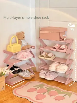 Z-Type Shoe Rack Simple Assembly