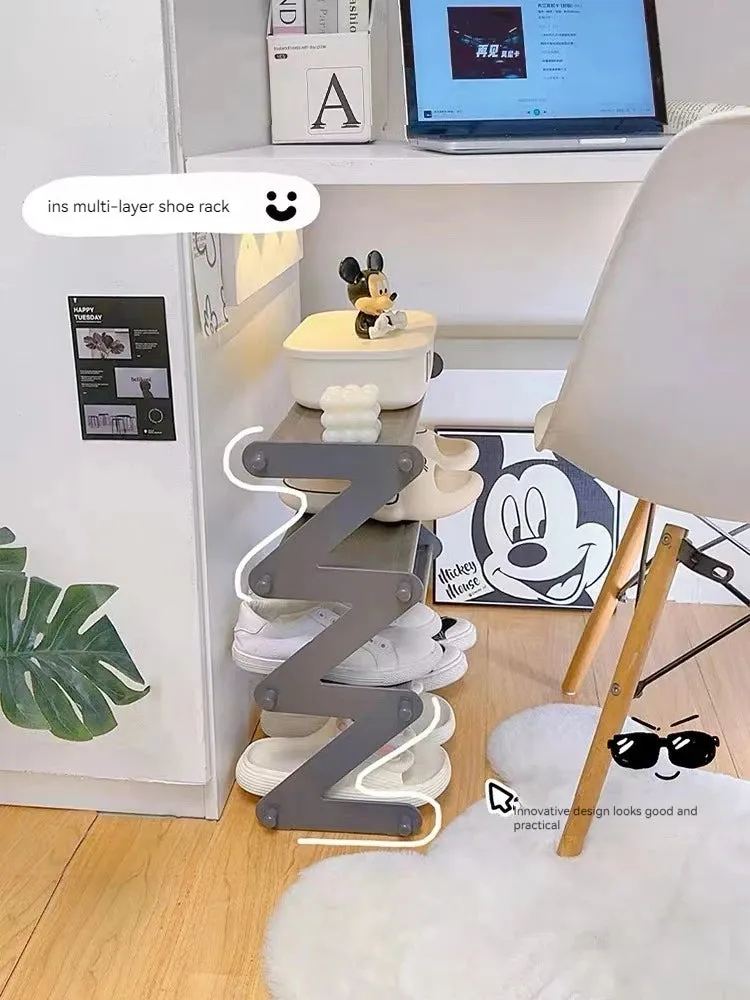 Z-Type Shoe Rack Simple Assembly
