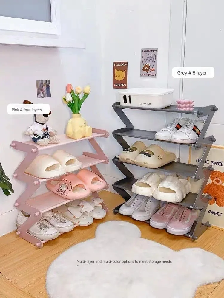 Z-Type Shoe Rack Simple Assembly