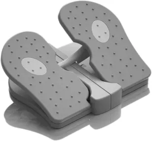 ZUFUMI Mini Foldable Leg Exerciser Portable Foot Pedal Exercise Machine GREY