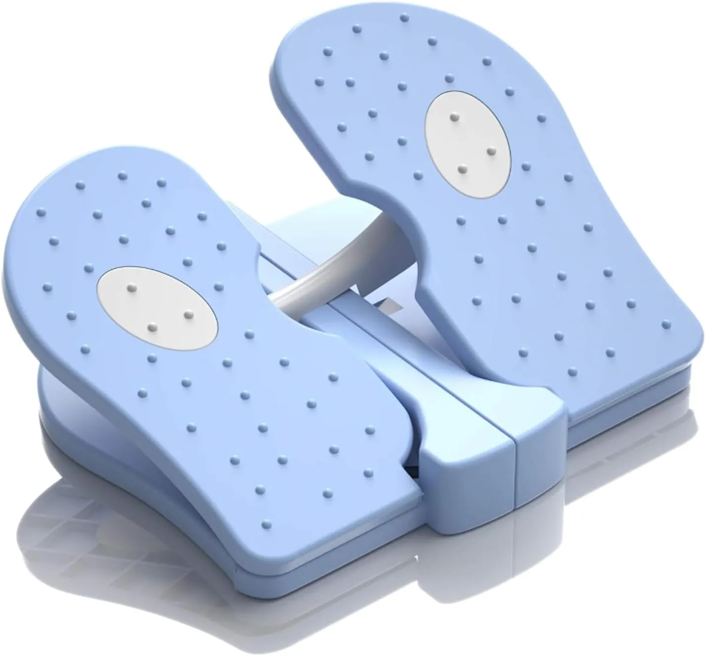 ZUFUMI Mini Foldable Leg Exerciser Portable Foot Pedal Exercise Machine GREY