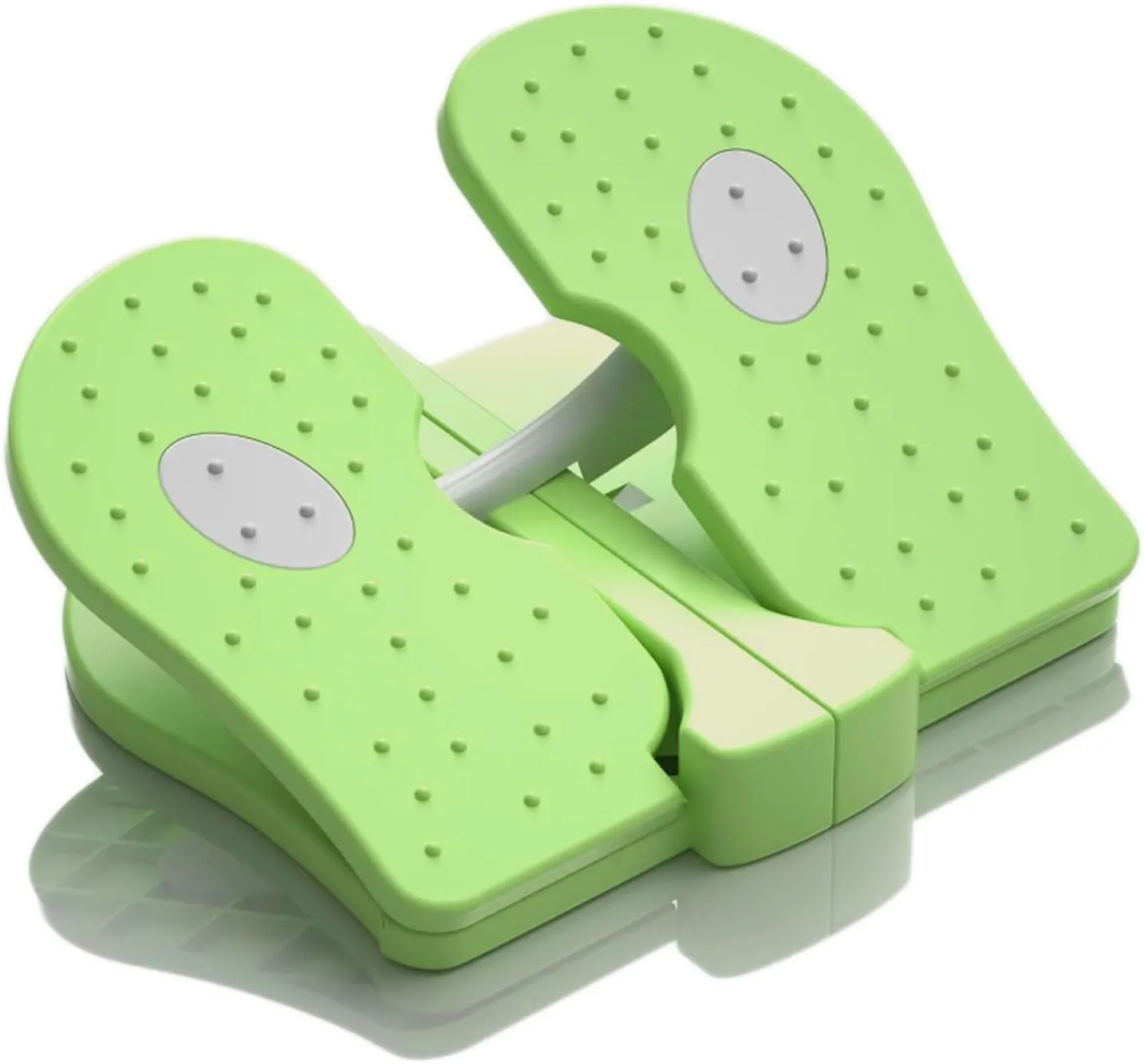 ZUFUMI Mini Foldable Leg Exerciser Portable Foot Pedal Exercise Machine GREY